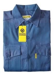 Camisa Pampero Azul Talles 38 al 48