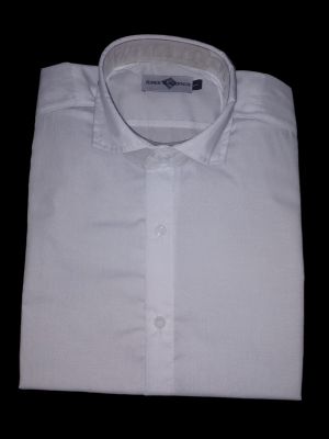 Camisa de Vestir blanca Manga Larga Aire moderno talles 46 - 52